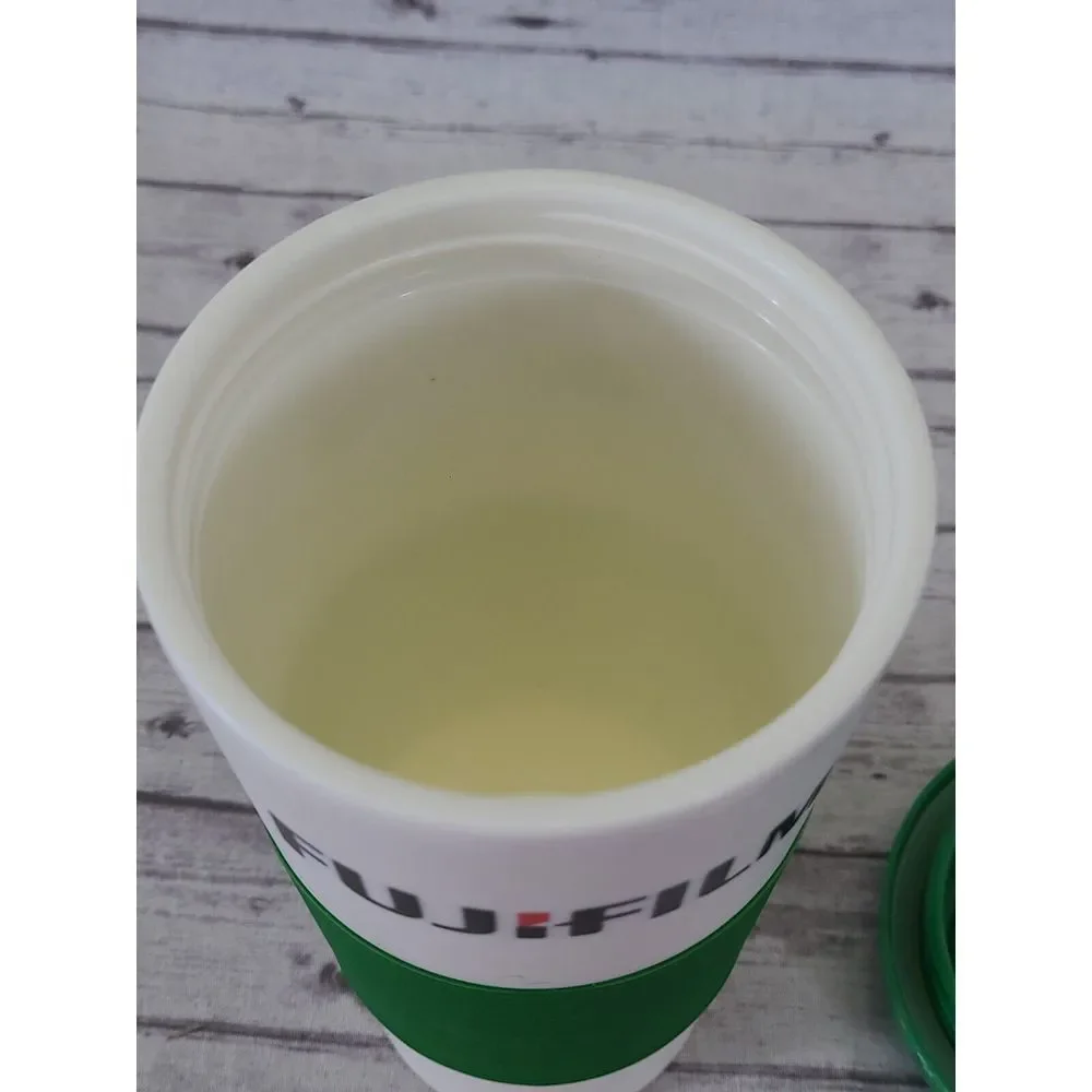 Fujifilm Plastic Tumbler Screw On Lid‎ Rare